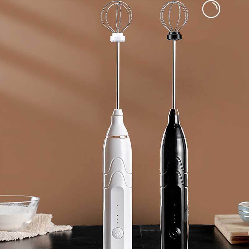Rechargeable Coffee Beater Electric Milk Frother | USB Charging Handheld Coffee Mixer for Creamy Latte & Cappuccino | Portable Egg Beater & Drink Foamer