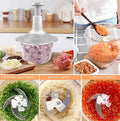 Premium Push Chopper – Stainless Steel Meat & Vegetable Chopper