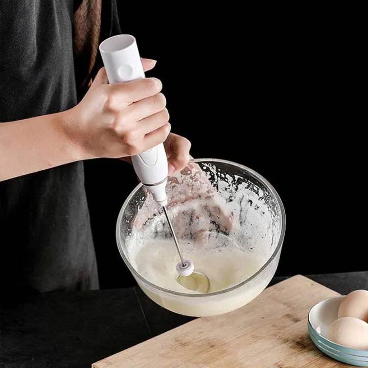 Rechargeable Coffee Beater Electric Milk Frother | USB Charging Handheld Coffee Mixer for Creamy Latte & Cappuccino | Portable Egg Beater & Drink Foamer